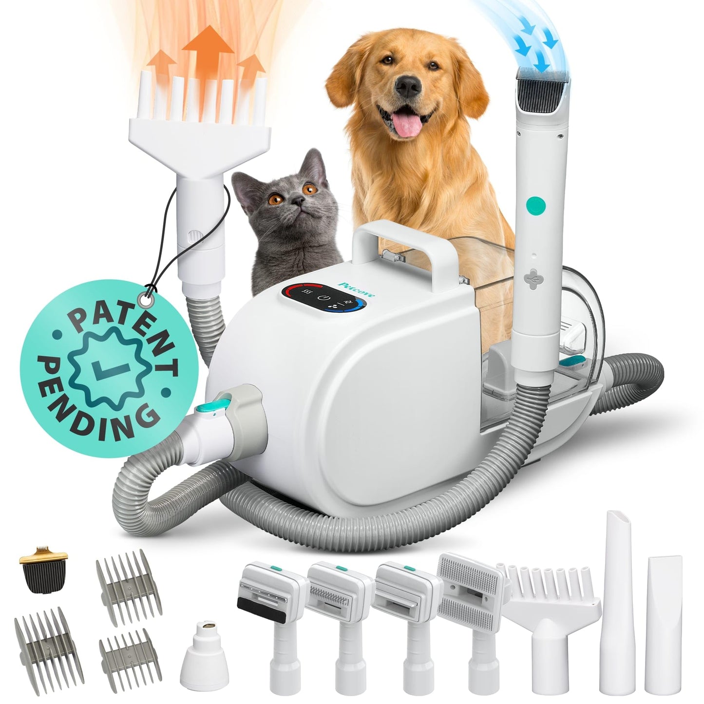 PetCove 7 in-1 Dog Grooming Kit